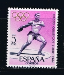 Stamps Spain -  Edifil  1621  Juegos Olímpicos de Innsbruck y Tokio.  