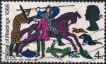 Stamps : Europe : United_Kingdom :  9º CENT. DE LA BATALLA DE HASTINGS. Y&T Nº 454
