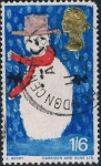 Stamps United Kingdom -  NAVIDAD 1966. Y&T Nº 462