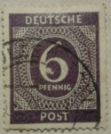 Stamps Germany -  deutsche post 1960