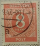 Stamps Germany -  deutche post 1960
