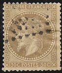 Stamps Europe - France -  Emperor Napoleon III