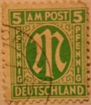 Stamps Germany -  deutschland a m post 1945