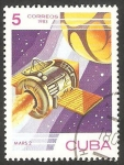 Stamps : America : Cuba :  Día de la astronautica, Mars 2