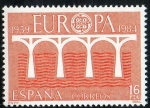 Stamps Spain -  2756- Europa-CEPT.  XXV Aniversario. Puente.
