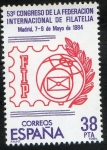 Stamps Spain -  2755- 53º Congreso de la Federación Internacional de Filatelia. Emblema.