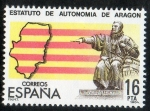Stamps Spain -  2736- Estatutos de Autonomía. Aragón.