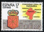 Stamps Spain -  2740- Estatutos de Autonomía.  Navarra.