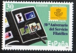 Stamps Spain -  3441- 50 Aniversario del Servicio Filatélico de Correos. 