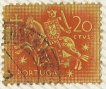 Stamps Portugal -  CABALLERO A CABALLO