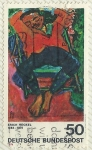 Stamps Germany -  ERICH HECKEL 1883 - 1970