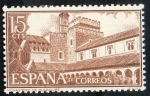 Stamps Spain -  1250- Monasterio de Nuestra Señora de Gudalupe. Claustro.