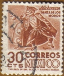 Stamps : America : Mexico :  MICHOUCAN - Danza de los Moros