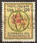 Stamps Italy -  Dia del sello-1966