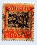 Stamps Colombia -  el cafe