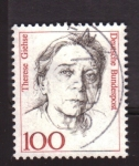 Stamps Germany -  serie- Mujeres de la historia alemana
