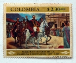 Stamps Colombia -  Sesquicentenario