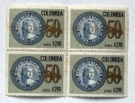 Stamps Colombia -  50 Años Banco de la Republica