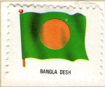 Stamps : Asia : Bangladesh :  Bandera 1