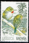 Sellos de Europa - Espa�a -  3083- América-UPAE. El medio natural que vieron los descubridores. Todi, ave coraciforme.