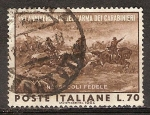 Stamps Italy -  150a Aniv de Carabinieri (policía militar).