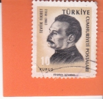 Stamps Turkey -  Tevfik Fikret (1867-1915)