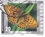 Stamps Switzerland -  Mesoacidalia Aglaja