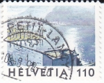 Stamps Switzerland -  Paisaje lago