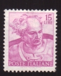 Stamps : Europe : Italy :  Obra de Miguel Angel