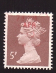 Stamps : Europe : United_Kingdom :  Reinado de Isabel II