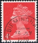 Stamps United Kingdom -  ISABEL II TIPO MACHIN 1967-70. Y&T Nº 476