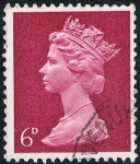 Stamps : Europe : United_Kingdom :  ISABEL II TIPO MACHIN 1967-70. Y&T Nº 478