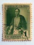 Stamps Colombia -  Simon Bolivar
