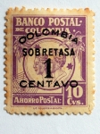 Stamps Colombia -  Sobretasa Aerea