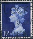 Stamps : Europe : United_Kingdom :  ISABEL II GRABADO. TIPO MACHIN 1969. Y&T Nº 489