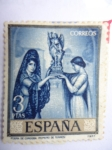 Stamps Spain -  Día del Sello.-Poema de Córdoba -Pintores:Julio Romero de Torres. Ed:1654