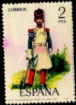 Stamps Spain -  2351.- Uniformes Militares. VI Grupo.
