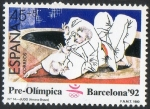 Stamps Spain -  3056- Barcelona ' 92. I V Serie Pre-olímpica. Judo.