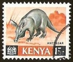 Stamps Africa - Kenya -  OSO HORMIGUERO - ANT BEAR