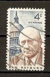 Stamps United States -  Homenaje a Sam Rayburn (1882-1962)