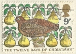 Stamps United Kingdom -  LOS 12 DIAS DE NAVIDAD