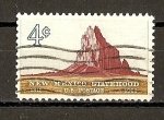Stamps United States -  Cincuentenario del Estado de Nuevo Mejico dentro de la Union.