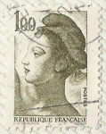 Stamps : Europe : France :  LIBERTAD
