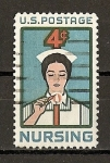 Stamps : America : United_States :  Homenaje a las Enfermeras Americanas.