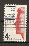 Stamps United States -  Centenario de Los Clubs de Jovenes.