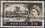Stamps United Kingdom -  ISABEL II Y CASTILLO DE CARRICKFERGUS (IRLANDA) 1968. Y&T Nº 502