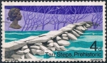 Stamps Europe - United Kingdom -  PUENTES DIVERSOS. PUENTE PREHISTÓRICO TARR STENS, EN EXMOORR SOMERSET. Y&T Nº 506