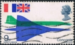 Stamps : Europe : United_Kingdom :  AVIÓN SUPERSÓNICO CONCORDE. Y&T Nº 556