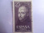 Stamps Spain -  Día del Sello.-IV Centenario de la muerte de San Ignacio de Loyola (1492-1556)