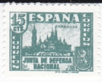 Stamps Europe - Spain -  JUNTA DE DEFENSA NACIONAL - Basílica del Pilar, Zaragoza   (I)
